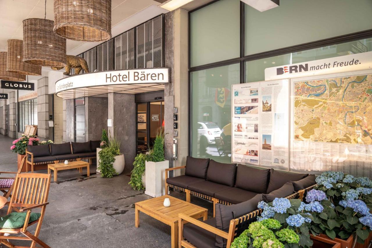 Hotel Baeren Am Bundesplatz Berna Exterior foto
